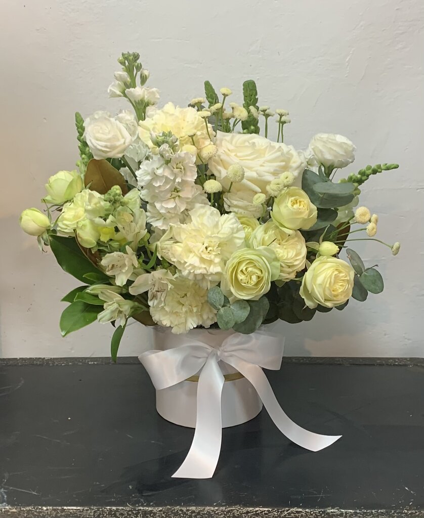 White Seasonal Sympathy Arrangenent